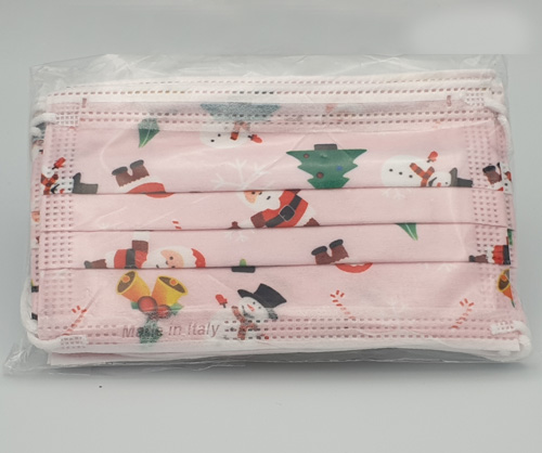 APC-Kids-Natale-Rosa apc mascherine chirurgiche natalizie
