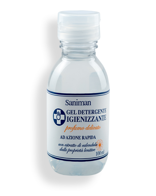Saniman-gel-100 gel detergente igienizzante 100ml